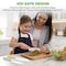 Nutrichef 3-Piece Nylon Kitchen Baking Knife Set NCKIDNF3 - alternate 2