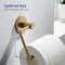 Kibi Circular Toilet Paper Holder - Brushed Brass KBA1405BB - alternate 4
