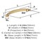Amerock Arc 5-1/16 inch (128mm) Center-to-Center Champagne Bronze Cabinet Pull, 10PK 10VMP37357CZ - alternate 3
