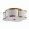 Jonathan Y Quatrefoil 18" Scalloped Shade Metal Classic Glam LED Flush Mount, Brass Gold JYL9508B - alternate 2