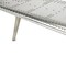 Homeroots 60" Silver Aluminum and Metal Coffee Table 389949 - alternate 2