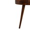 Homeroots 21" Brown Solid Wood Round One Drawer Nightstand 651556 - alternate 9