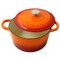 Crock-Pot Crock Pot Artisan 5 Quart Round Enameled Cast Iron Dutch Oven in Sunset Orange 109469.02 - alternate 1