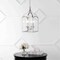 Jonathan Y Ruth 11" 4-light Traditional Classic Lantern Metal/Glass LED Pendant, Silver JYL7403B - alternate 3