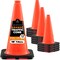 Xpose Safety Traffic Safety Cone, PVC, 12 in Height, 11 in Length, DOT Approved, Orange 12 PK OTC18-12-X-S - alternate 1