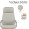 Leisuremod Flux Faux Leather Swivel Office Chair, Knee Tilt, Padded Support FO19TL - alternate 6
