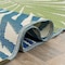 World Rug Gallery Modern Floral Reversible Plastic Area Rug 9 ft x 12 ft Green 6053GREEN9X12 - alternate 5