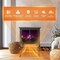 Edendirect 5200 -BTU Brown Metal Corner Infrared quartz Electric Stove with Thermostat and Remote ZR-FP201S-T3-A2 - alternate 4
