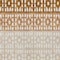 Homeroots 9' X 12' Orange Beige And Ivory Geometric Washable Indoor Outdoor Area Rug 613865 - alternate 4