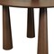 Homeroots 45" Walnut Solid Wood Round Top Dining Table 721127 - alternate 2