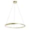 Afx Oberon 32in. LED Pendant - 50W - Light Antique Brass OBRP32LAJUDLB - alternate 3