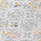 Homeroots 5' X 8' Silver Gray And Gold Floral Washable Indoor Outdoor Area Rug 595986 - alternate 3