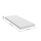 Flash Furniture Cloud Portable Tri-Fold 4 Inch Cooling Memory Foam Cot Mattress in a Box w/Removable Washable Cover CL-3FLD-4-C-GG - alternate 5