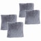 Lavish Home 18-Inch Faux Fur Pillows 4-Pack Square Decor ative Pillow Insert and Shag Cover Set SH-BUND159 - alternate 2
