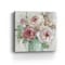 Homeroots 30" x 30" Watercolor Soft Pastel Peonies Bouquet Canvas Wall Art 398898 - alternate 2
