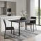 Homeroots 64" Dark Gray and Black Wood and Iron Sled Base Dining Table 631282 - alternate 2