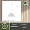 Vaxcel Outland 1 Light Black Gold Farmhouse Outdoor Barn Dome Pendant T0349 - alternate 3