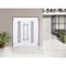 Vdomdoors Steel Double Doors Deux 0757 Gray Graphite Stainless Inserts Single Modern Painted DEUX0757DEXD-GRE-RH-W72 x H80 - alternate 3