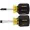 Klein Tools Screwdriver Set, Stubby Slotted and Phillips, 2-Piece 85071 - alternate 1