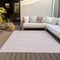 Homeroots 8' X 10' Pink And Ivory Geometric Washable Indoor Outdoor Area Rug 602440 - alternate 4