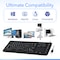 Delton Medical Grade Airtight Waterproof USB Backlit Computer Keyboard & Touchpad, Black M70 - alternate 3