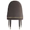 Leisuremod Elara Collection Wooden Dining Chair in Two-Tone Taupe, 4PK EC59TP4 - alternate 3