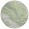 Homeroots 8' Artichoke Green Lavender And Ivory Round Abstract Washable Indoor Outdoor Area Rug 618192 - alternate 4