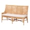 Bali & Pari Baako Bohemian Light Honey Rattan 2-Piece Dining Nook Bench Set 258-14180-14181-ZORO - alternate 5