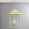 Hudson Valley Lighting Natick 8 Light Lantern 24 In. Aged Brass/Off white 5138-AGB/SSD - alternate 2