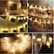 Elegani 20 LED Clear Cable Photo Clip String Lights - 40 Large Clips, 9' Lighted Length, Warm White Glow PH-600124 - alternate 2