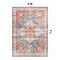 World Rug Gallery Traditional Distressed Washable Non Slip Area Rug 5 ft x 7 ft Multi WR65MULTI5X7 - alternate 3