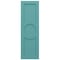 Ekena Millwork True Fit PVC Center Circle Arts & Crafts Fixed Mount Shutters, Pure Turquoise, 18W x 44H, PR TFP001AC18X044PT - alternate 6