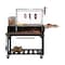 Koolmore 72 in. Argentine Santa Maria Charcoal and Wood Grill, Adjustable Outdoor BBQ, Black KM-OG-AW-72 - alternate 3