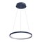 Jonathan Y Brice 15.75" Modern Contemporary Metal Round Dimmable Integrated LED Pendant, Navy JYL7202F - alternate 6