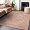 Homeroots 5' X 8' Coral And Pink Oriental Washable Indoor Outdoor Area Rug 603804 - alternate 3