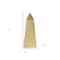 Homeroots Set of Two 11" Gold Metal Tabletop Sculpture, 2PK 392525 - alternate 4