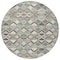 Homeroots 8' Sage And Off White Round Geometric Washable Indoor Outdoor Area Rug 608995 - alternate 2