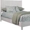 Homeroots Gray Solid Wood Full Bed Frame 524842 - alternate 5