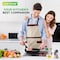 Nutrichef 3.7Qt Saute Pan With Lid NCWSTKBLKSAU37 - alternate 2