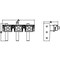 Siemens rear connection stud flat 3 units accessory for: 3VA65/66 3VA9673-0QE00 - alternate 2