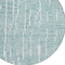 Homeroots 8' Teal Blue And Ivory Round Abstract Washable Indoor Outdoor Area Rug 588518 - alternate 2
