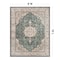 World Rug Gallery Traditional Oriental Medallion Washable Non Slip Area Rug 8 ft x 10 ft Green WR84GREEN8X10 - alternate 3