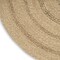 Homeroots 6' Natural And Brown Round Handmade Indoor Outdoor Area Rug 552366 - alternate 3