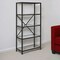 Homeroots 63" Black Metal and Glass Five Tier Etagere Bookcase 527586 - alternate 1