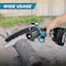 Edendirect 6 Mini Chainsaw with 2x21V 2000mAh Batteries, 32FT/S Fast Cutting Speed, Automatic Chain Tensioner IR-VQJTCVLY-blue - alternate 2
