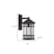 Homeroots Matte Black Canister Wall Light 398518 - alternate 2