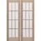 Doornmore G112, 66.5" x 98" ( 2x32" Door) Left Hand, Mahogany SDL 12 Lite Exterior Door G112-SW-3296_2_LI - alternate 2