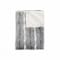 Homeroots 50" X 70" Gray and White Faux Fur Striped Plush Throw Blanket 354556 - alternate 2