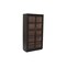 Homeroots 42in Dark Gray Solid Wood Frame China Cabinet With Five Shelves 489037 - alternate 3
