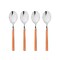 Mepra Fantasia Coffee Spoon Set - 4 Pcs. - Orange 10O644407 - alternate 1